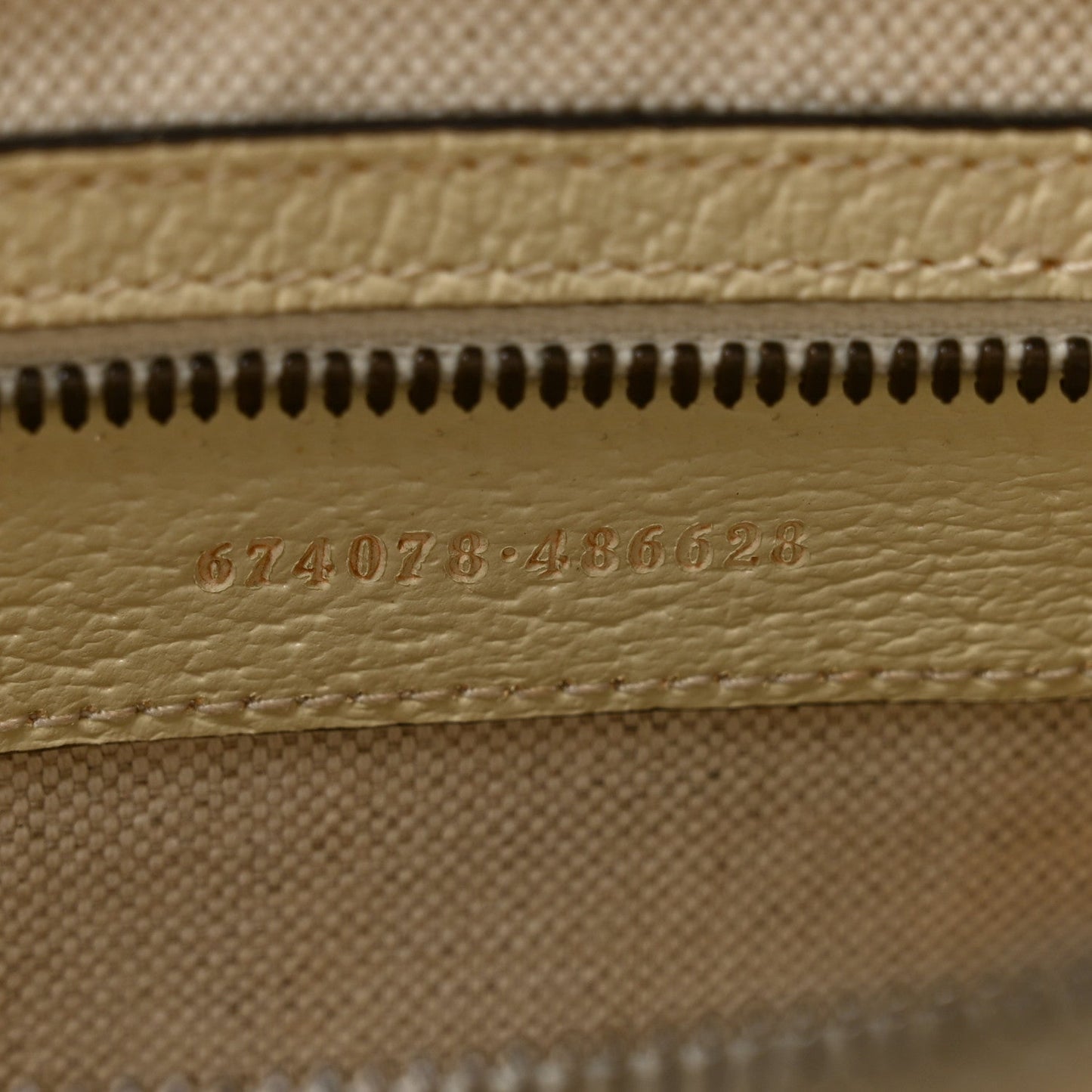 GG Supreme Monogram Web Ophidia Portfolio Pouch Beige Ebony Mystic White