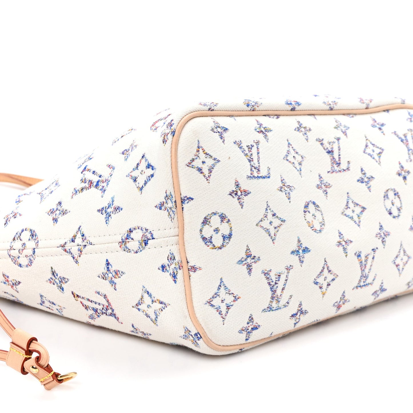 Monogram Jacquard Neverfull MM Multicolor Beige