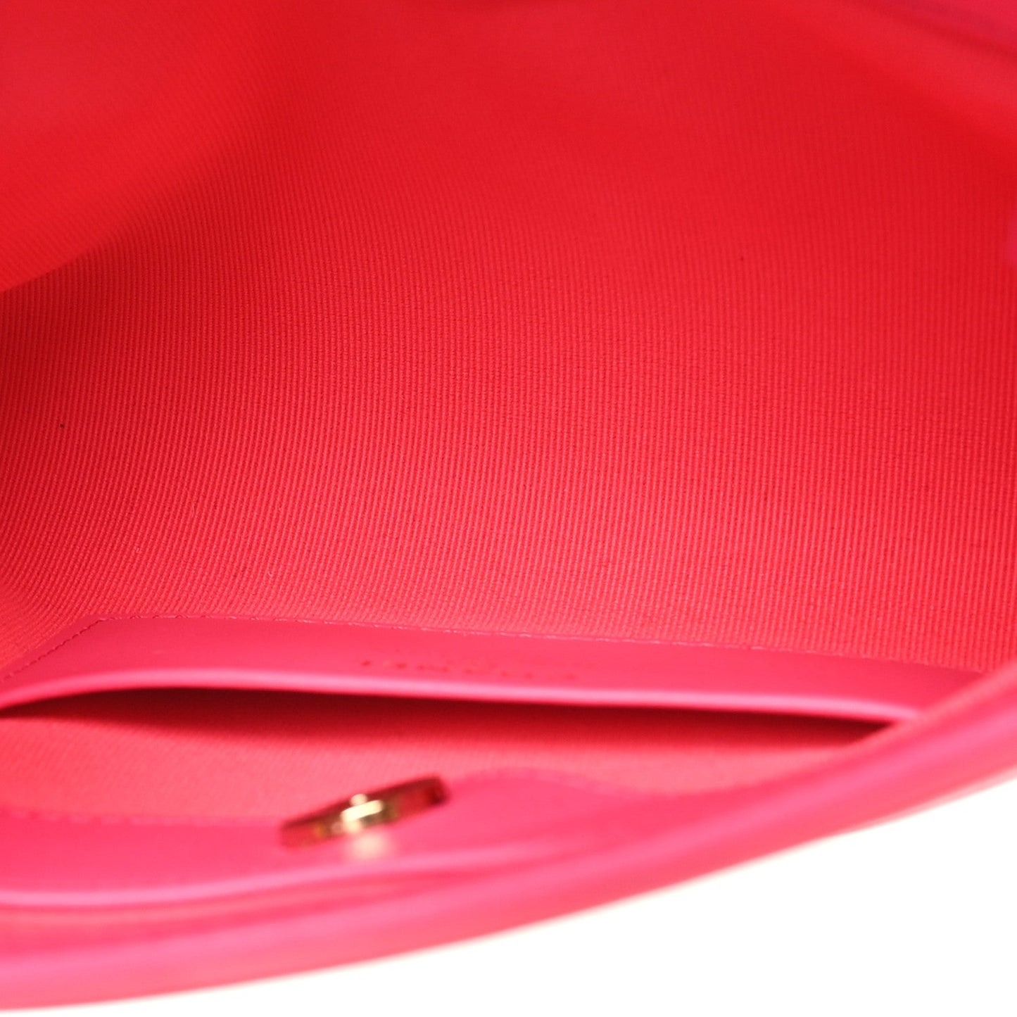 Shiny Crumpled Calfskin Quilted Nano 31 Shopping Bag Pink