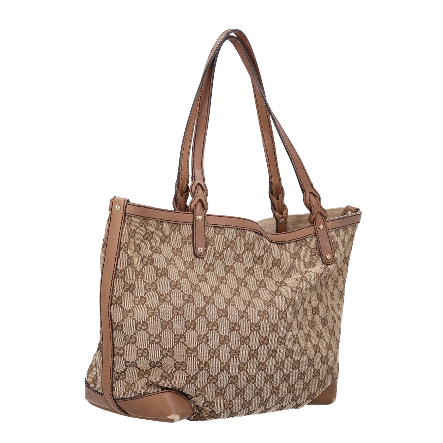 Monogram Large Craft Tote Light Brown