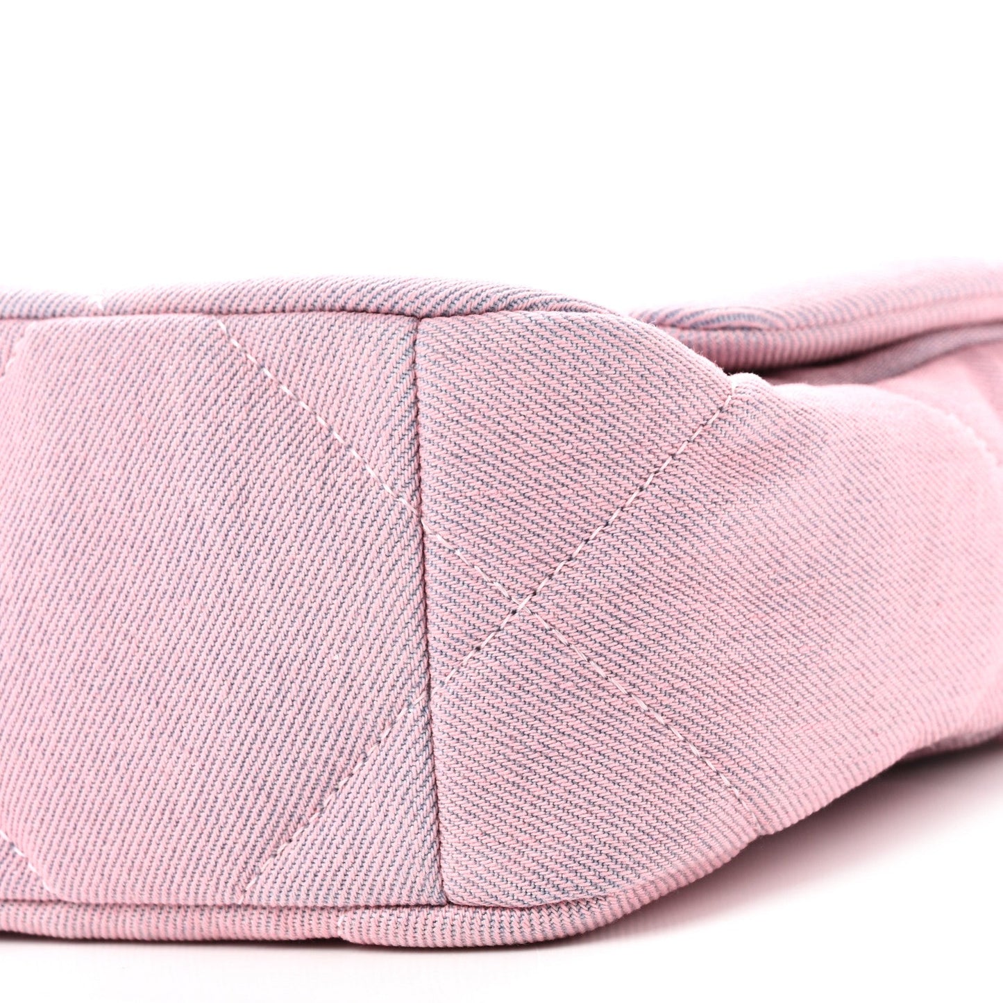 Denim Quilted Medium Chanel 19 Flap Blue Pink