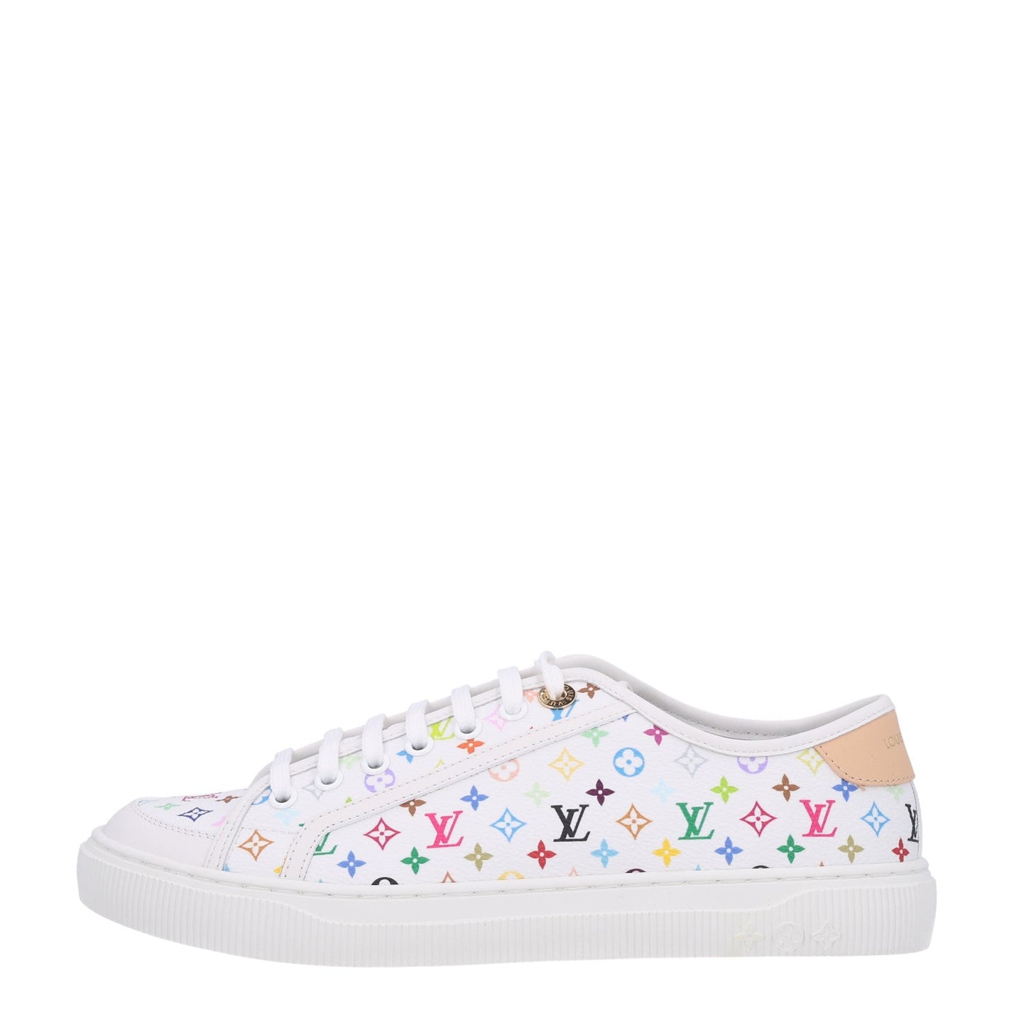 LV X TM Calfskin Monogram Multicolor Lagoon Sneakers 40 White