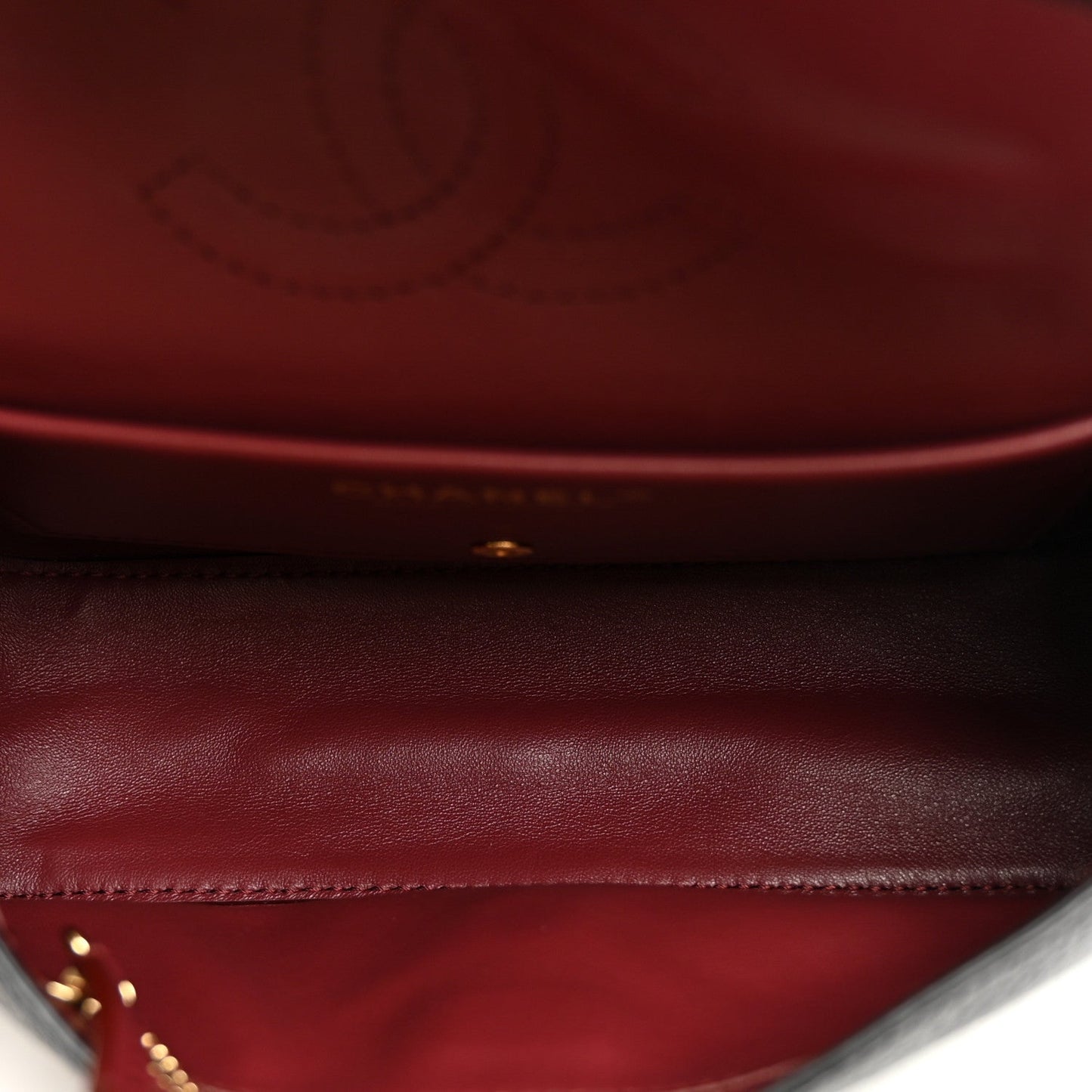 Grained Calfskin Mini Souplissimo Maxi Flap Black