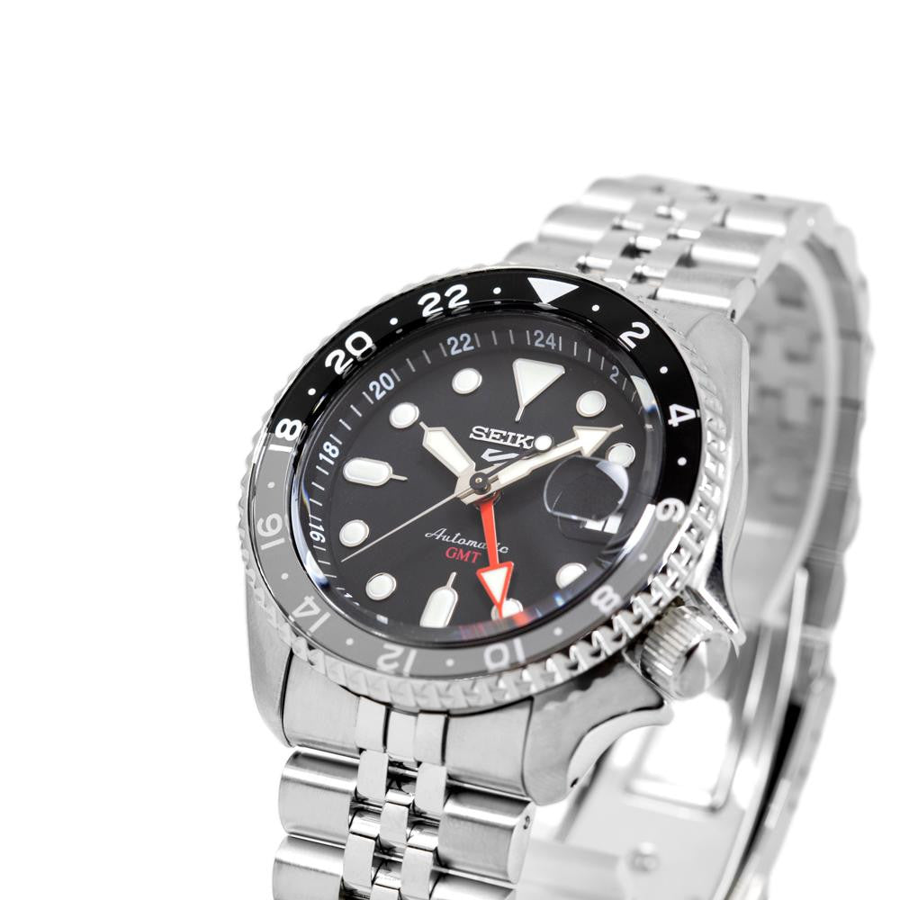 Seiko Men's SSK001K1 Sports Black Dial GMT Watch