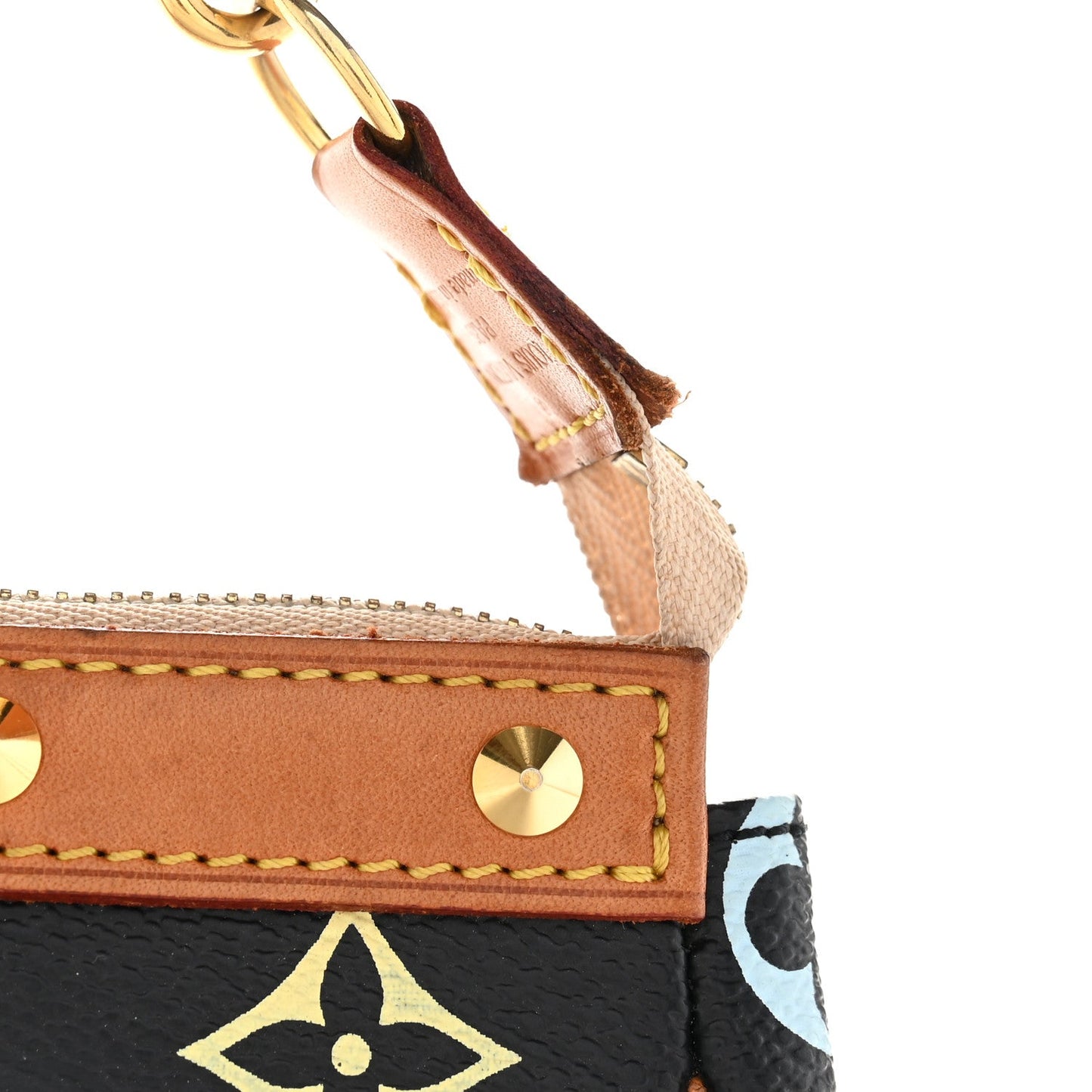 Monogram Multicolor Pochette Accessories Black