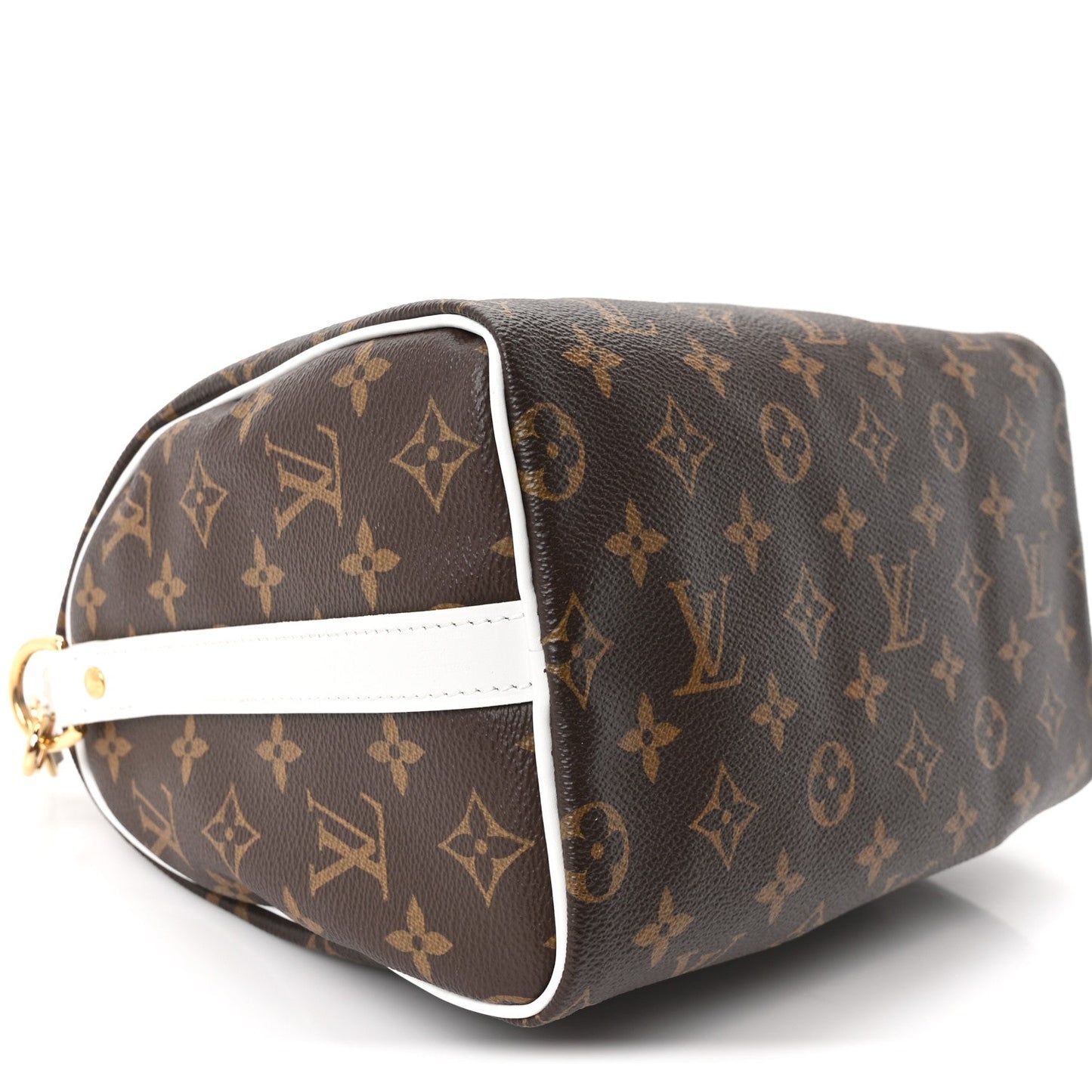 Monogram LV Match Speedy Bandouliere 25 White