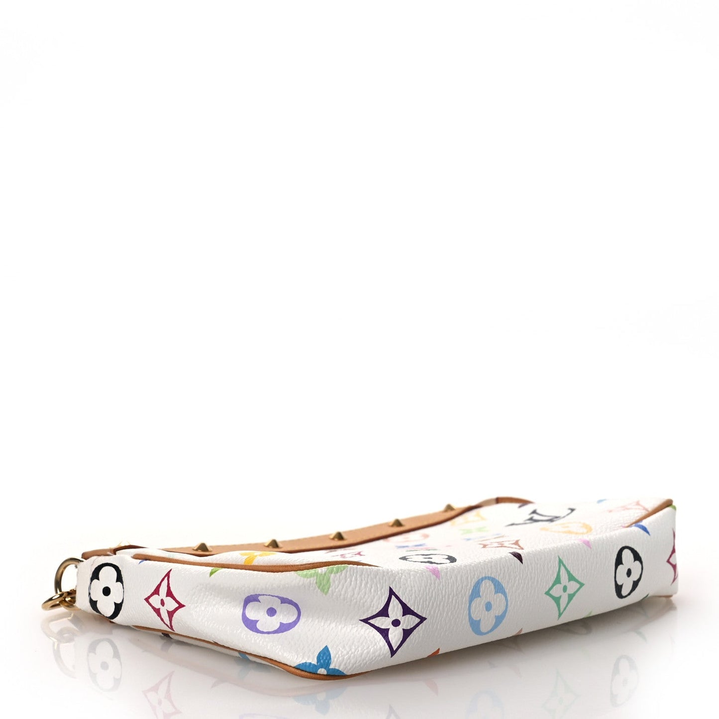 Monogram Multicolor Pochette Accessories White