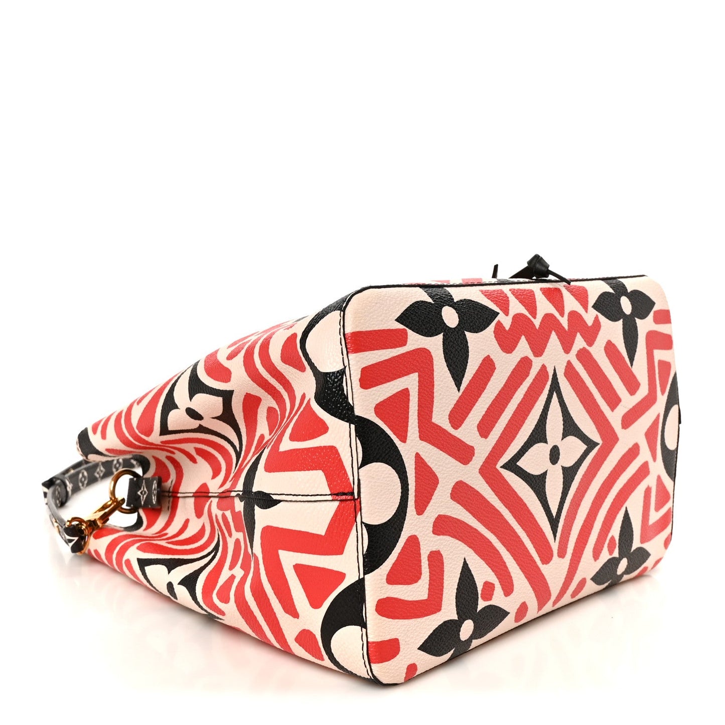 Monogram Giant Crafty NeoNoe MM Creme Rouge Black