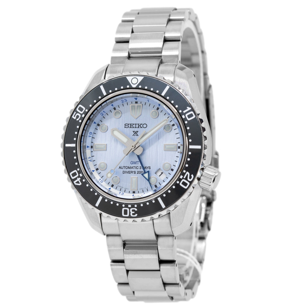 Seiko SPB385J1 Prospex Glacier Blue Limited Ed GMT Auto