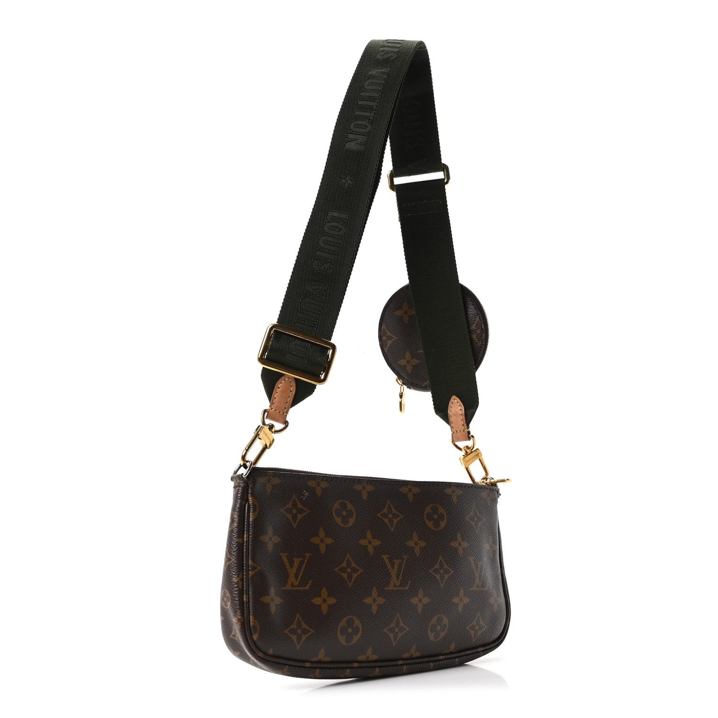 Monogram Multi Pochette Accessories Large Pochette Kaki
