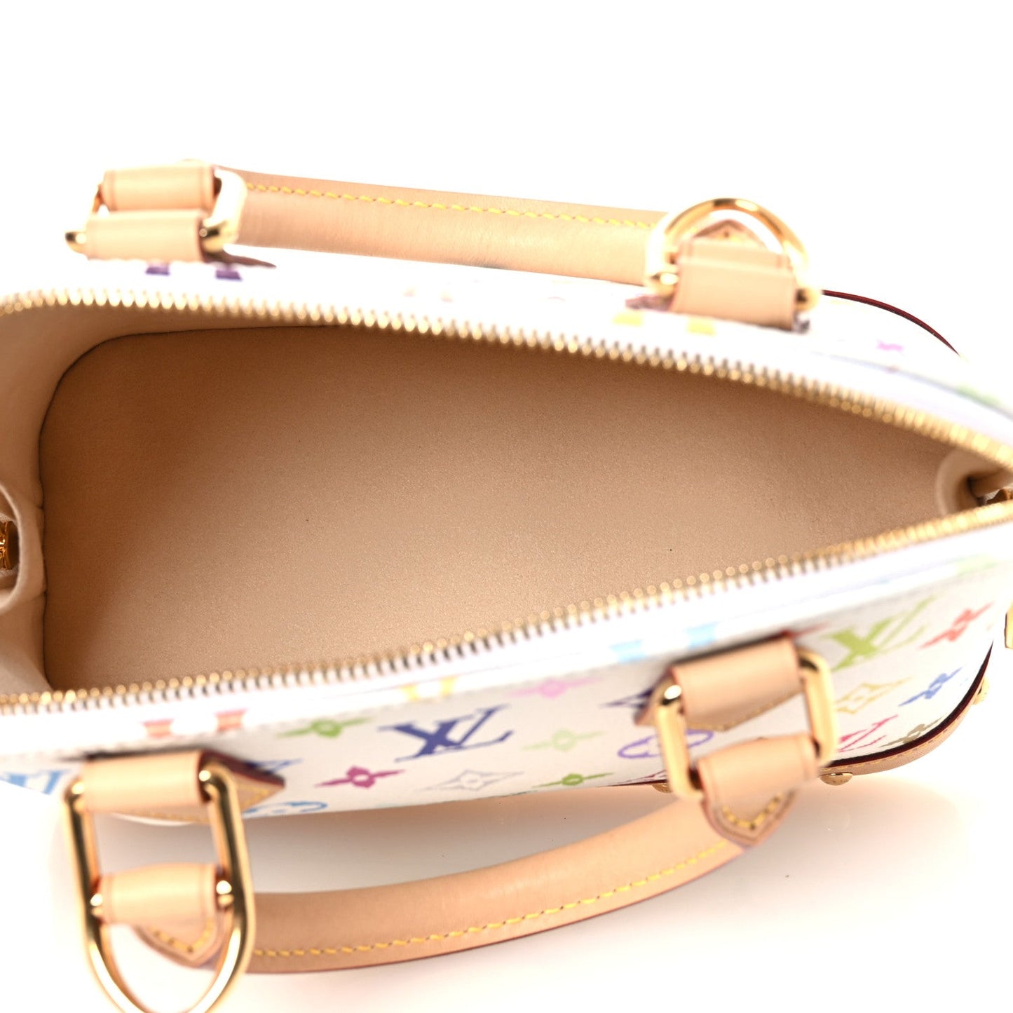 LV x TM Monogram Multicolor Alma BB White