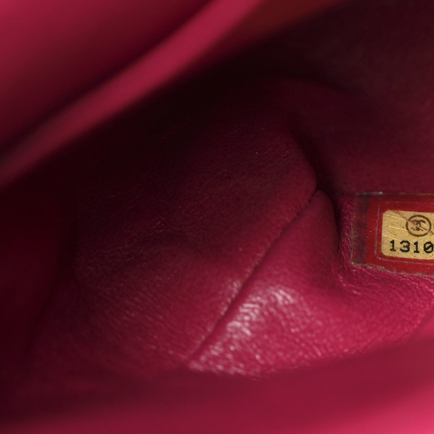 Tweed Quilted Medium Double Flap Fuchsia