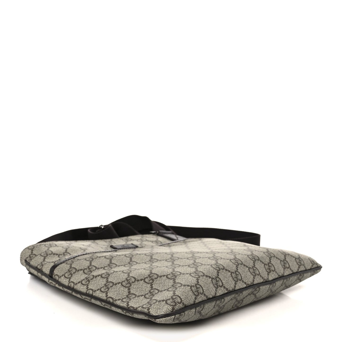GG Plus Monogram Medium Flat Messenger Bag Dark Brown