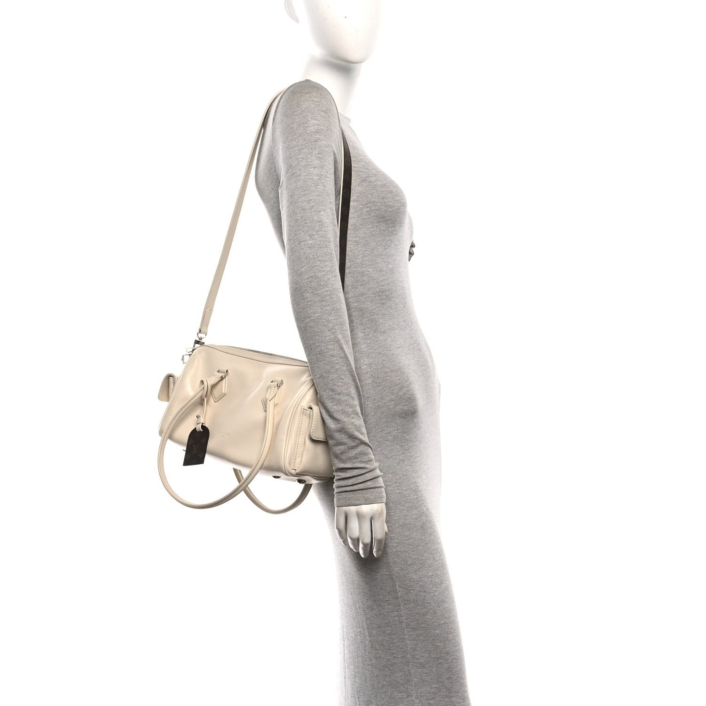 Lambskin Speedy Cargo Vibe 30 Vanille