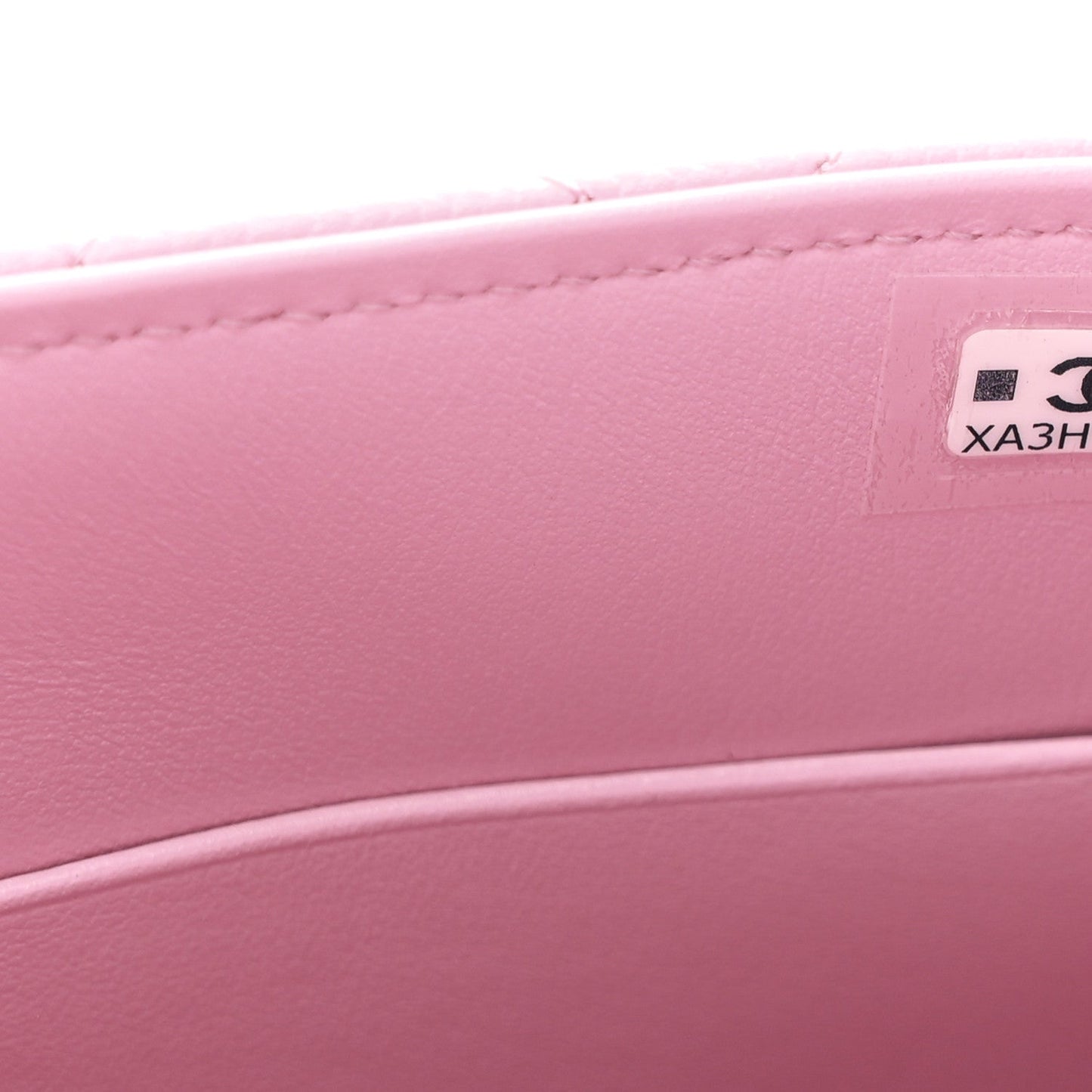 Caviar Quilted Coco Handle Clutch With Chain Pink