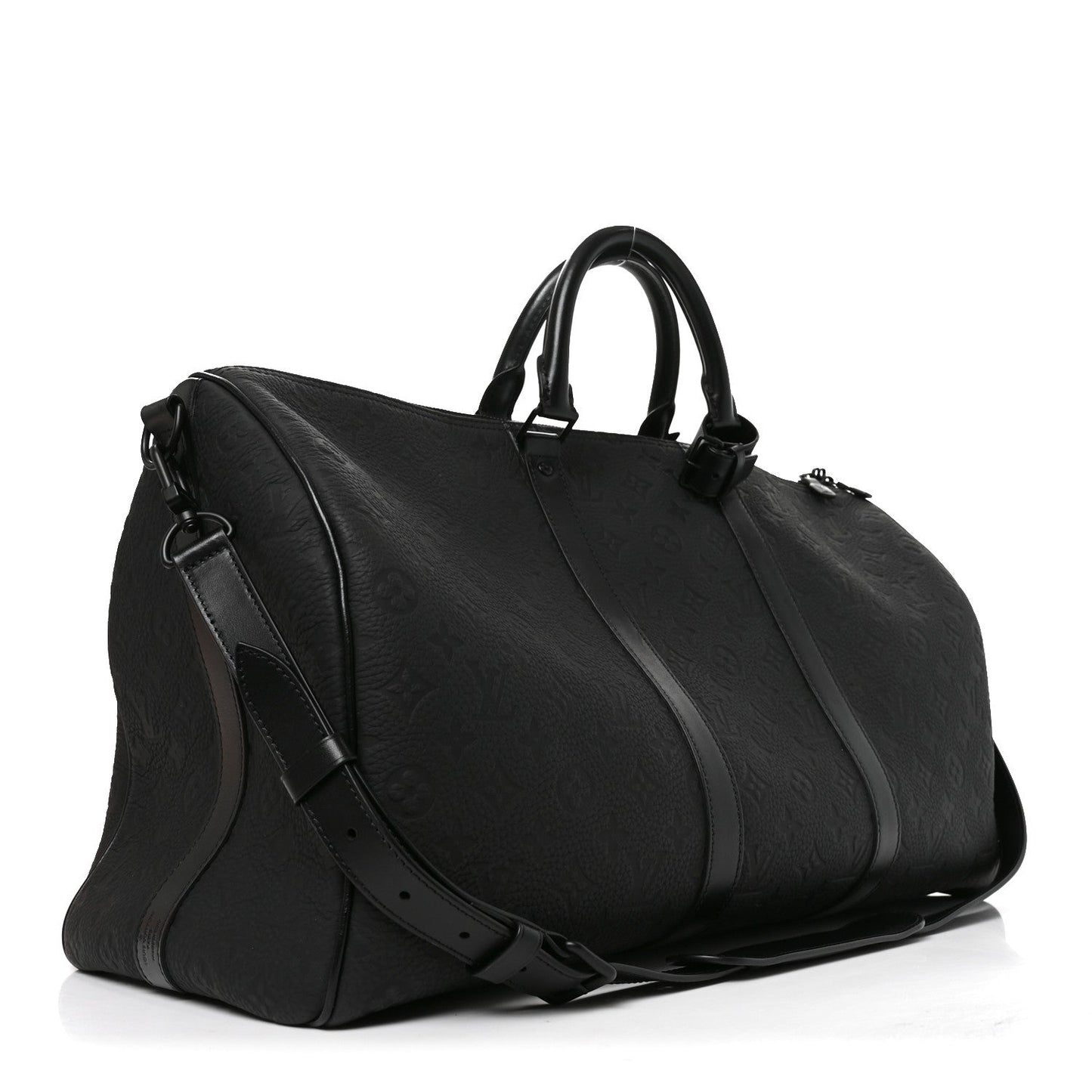 Taurillon Monogram Keepall Bandouliere 50 Black