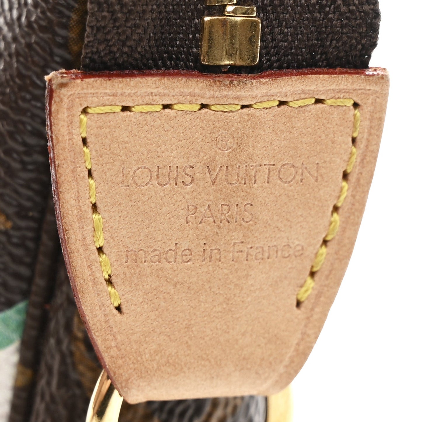 Monogram My LV Heritage Mini Pochette Accessories Ivory Vert Clair
