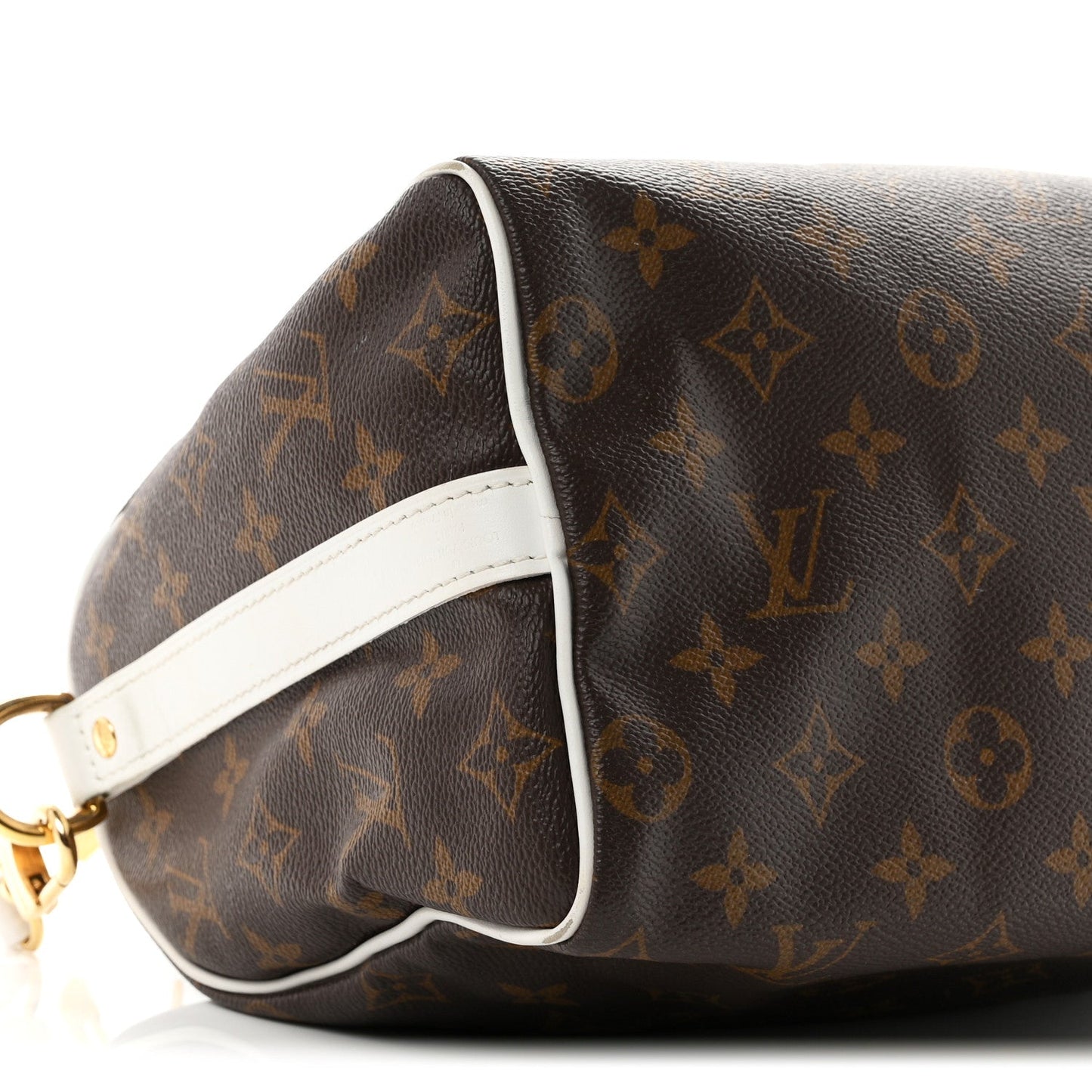 Monogram LV Match Speedy Bandouliere 25 White