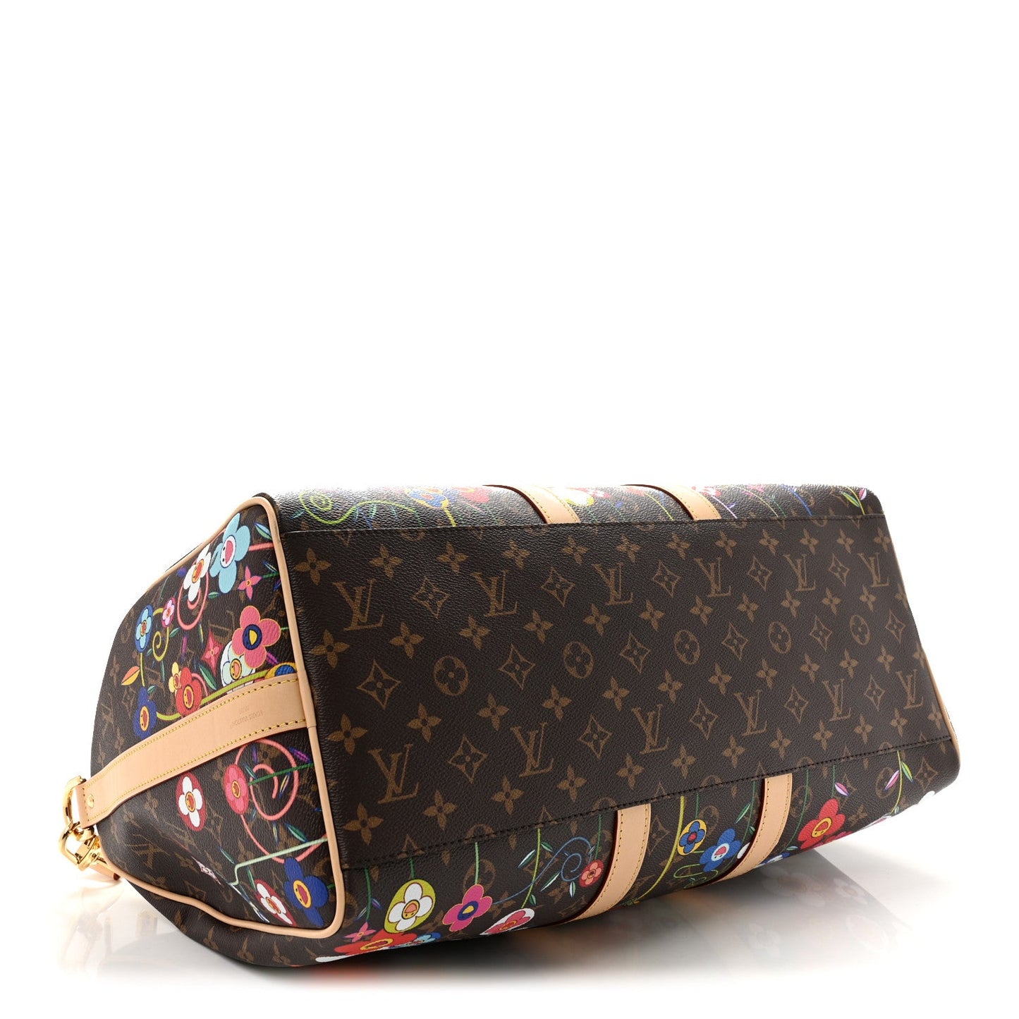 LV X TM Monogram Flowers Keepall Bandouliere 45
