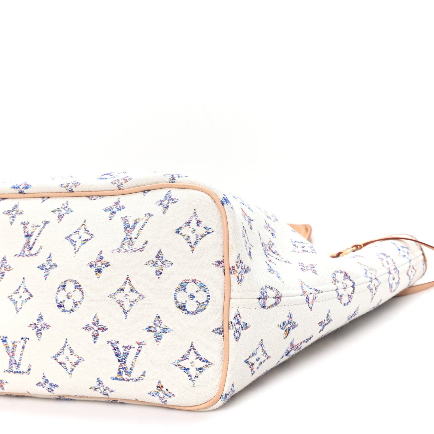 Monogram Jacquard Neverfull MM Multicolor Beige
