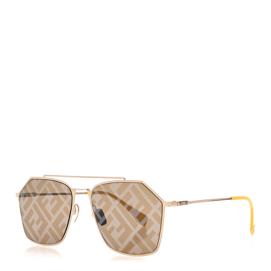 Metal Aviator Sunglasses FFM0022/S Yellow