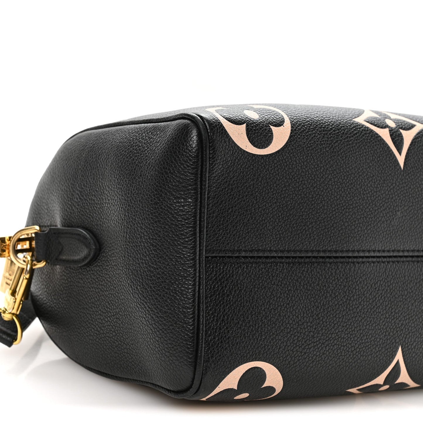 Empreinte Monogram Giant Speedy Bandouliere 25 Black Beige