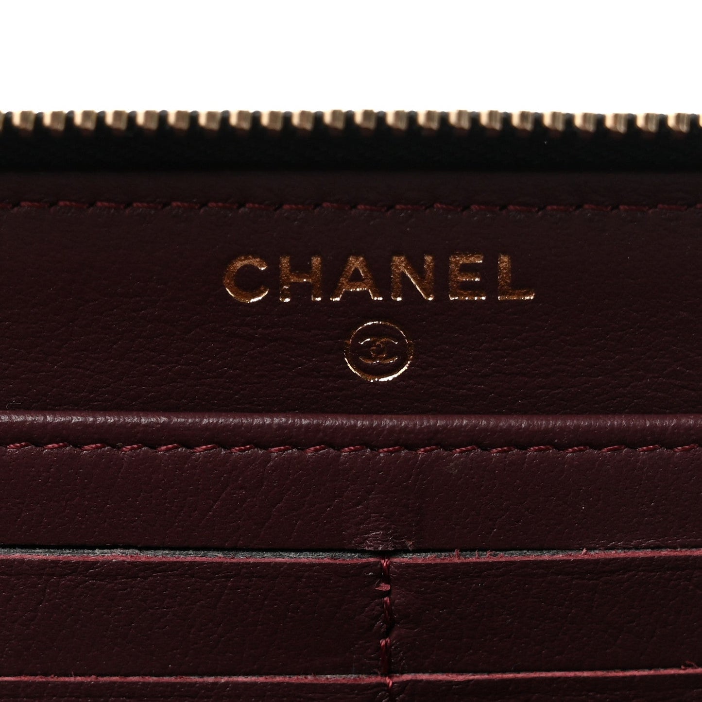 Aged Calfskin Quilted Lucky Charms 2.55 Reissue Zip Around Wallet Black