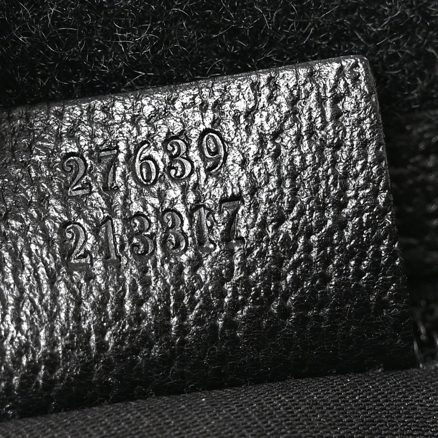 GG Monogram Messenger Crossbody Bag Black