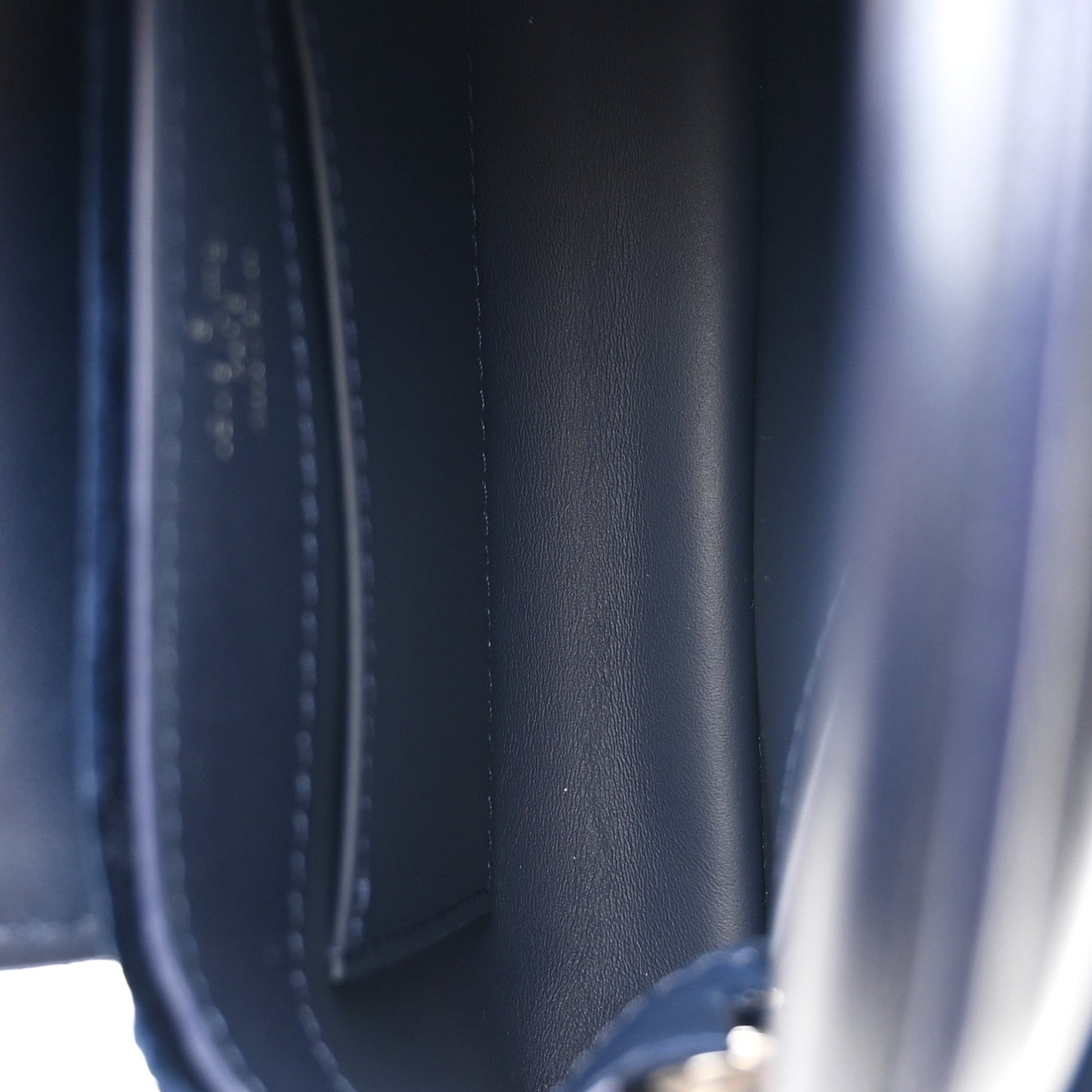 Velvet Crystal Capucines Mini Midnight Blue