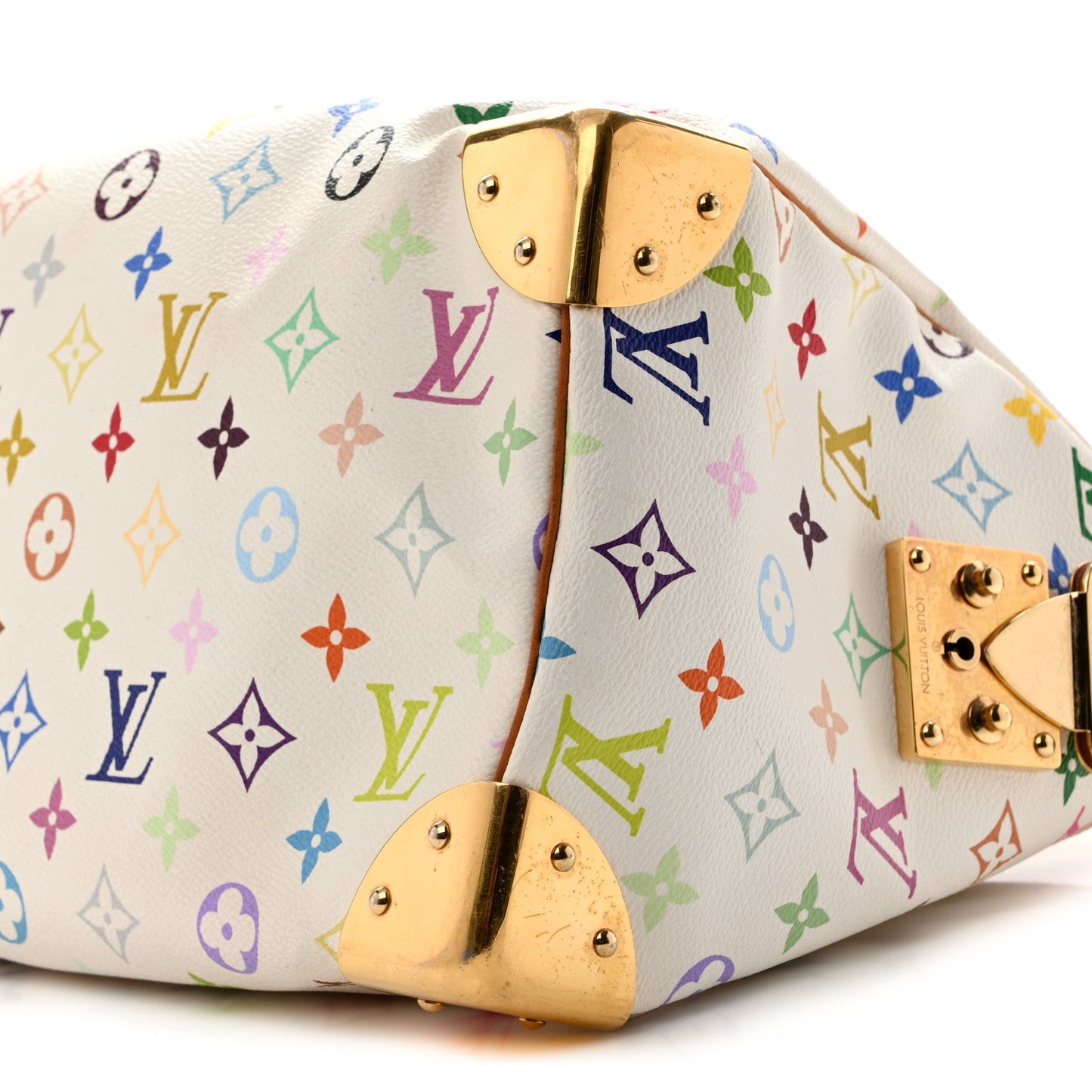 Monogram Multicolor Speedy 30 White