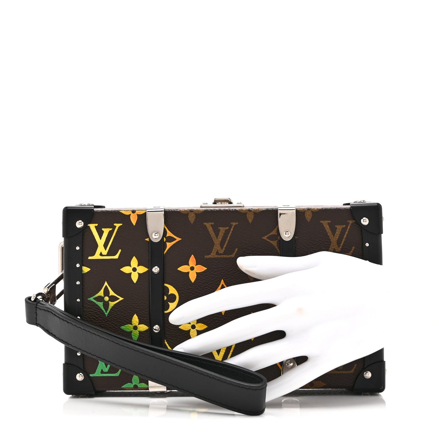 Monogram Wallet Trunk Black Multicolor