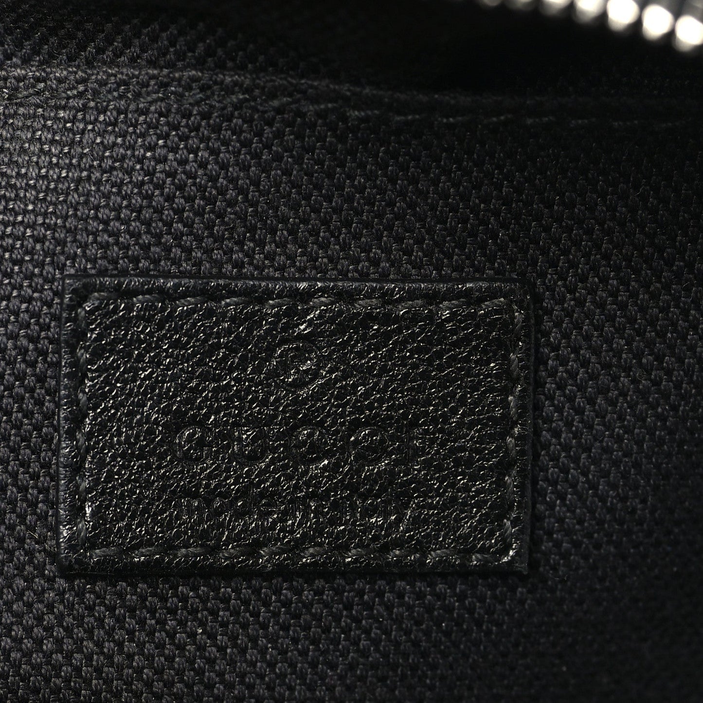Sakai Be Green Calfskin Diagonal Stitched Mini Blondie Shoulder Bag Black