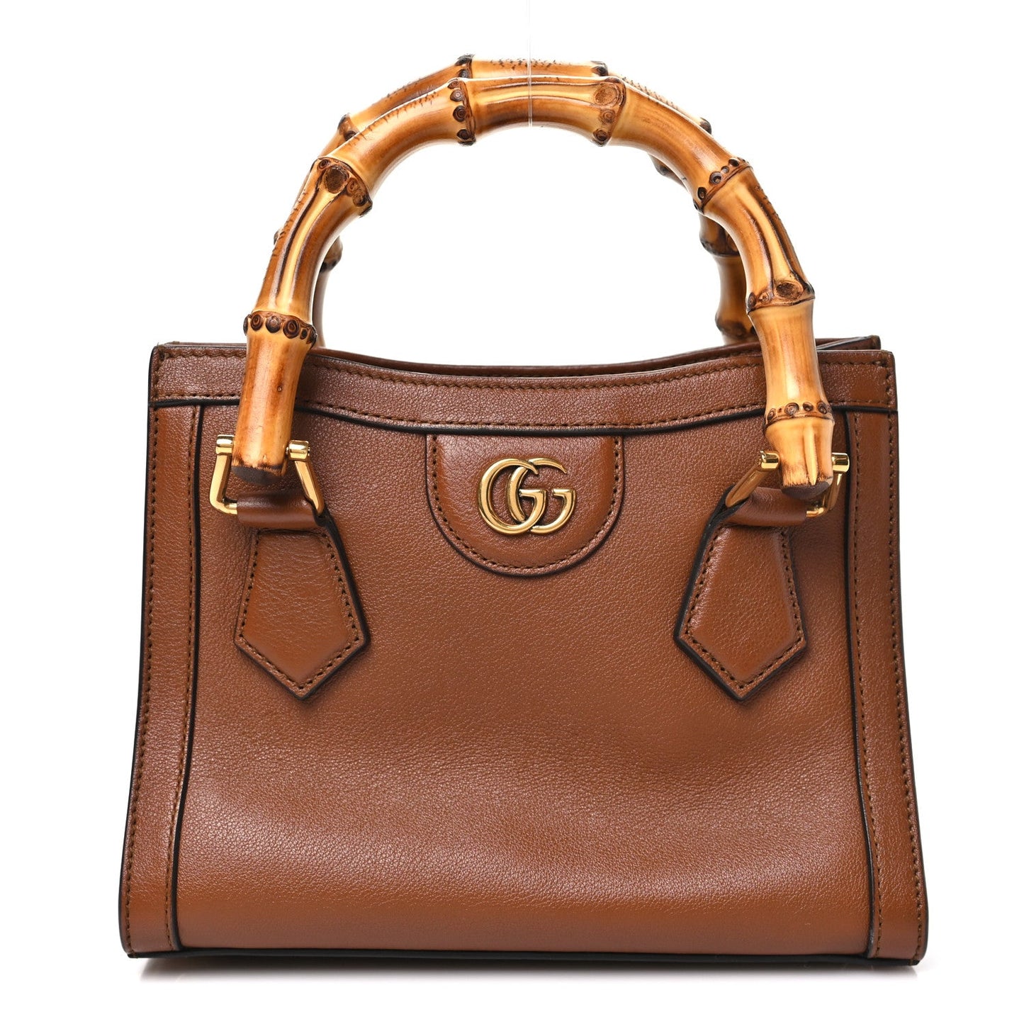 Wonka Grain Calfskin Mini Diana Tote Bag Cuir