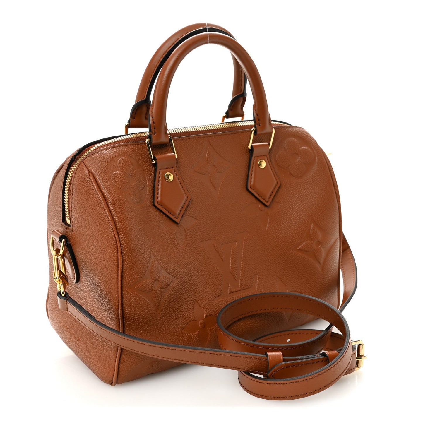 Empreinte Monogram Giant Speedy Bandouliere 25 Cognac