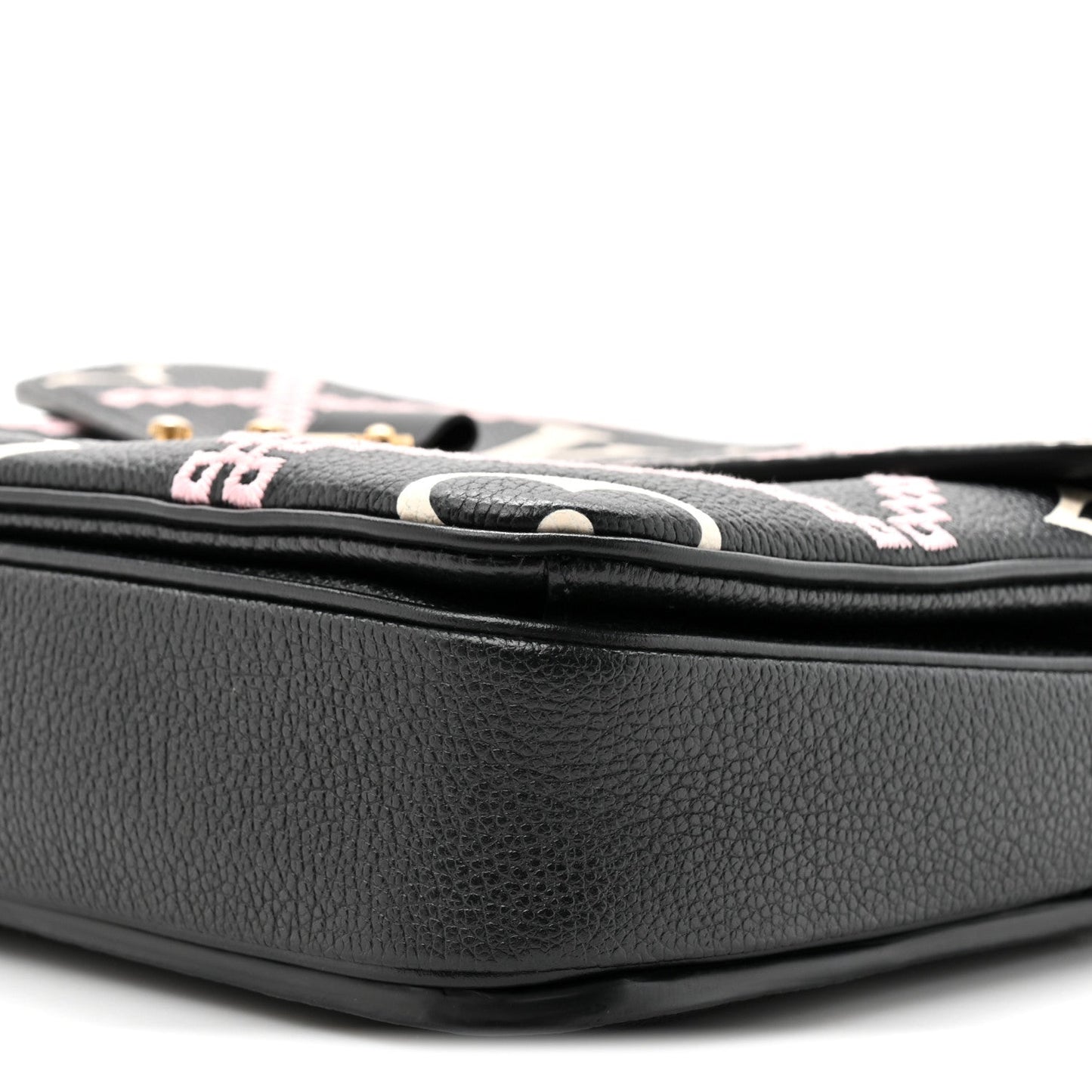 Empreinte Monogram Giant Broderies Pochette Metis Black