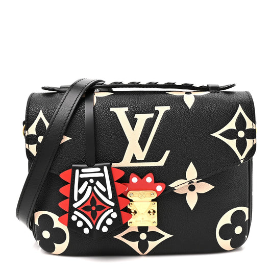 Empreinte Monogram Giant Crafty Pochette Metis Black Creme