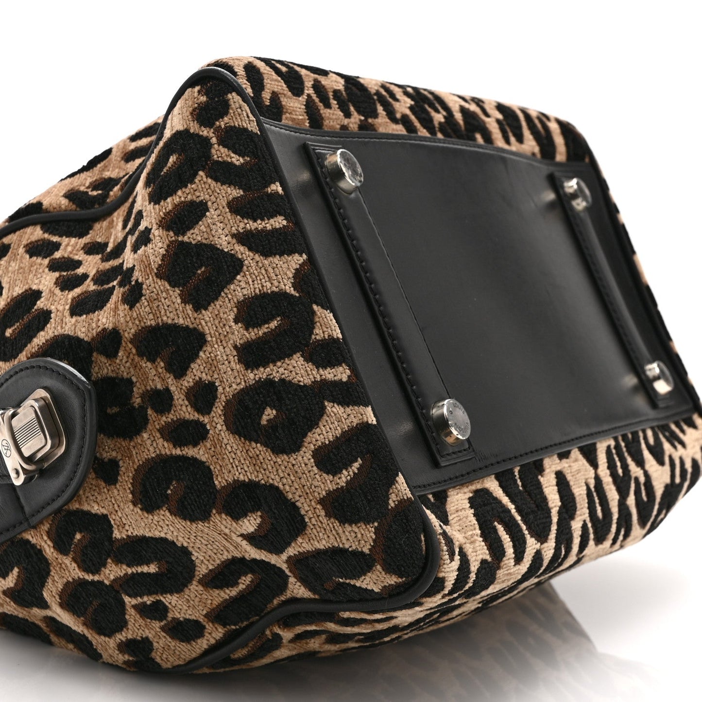 Jacquard Velvet Leopard Print Stephen Sprouse Speedy