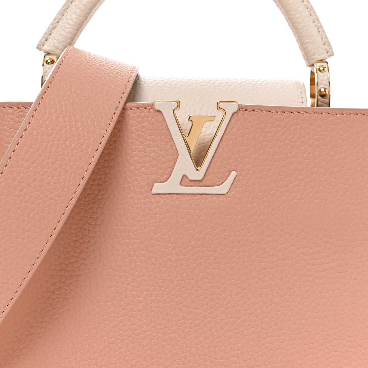 Taurillon Capucines BB Rose Trianon Creme