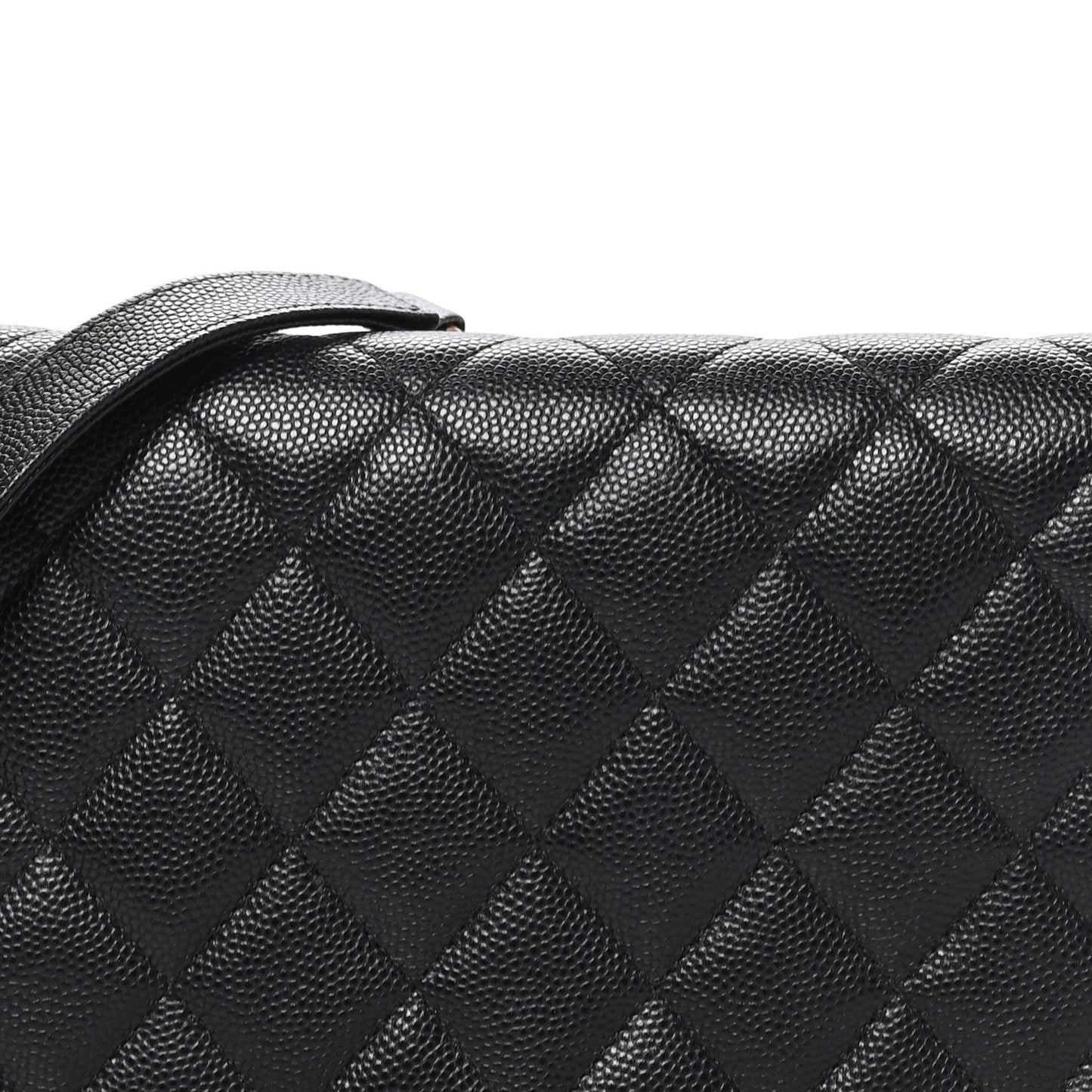 Caviar Quilted Boy Wallet On Chain WOC Black