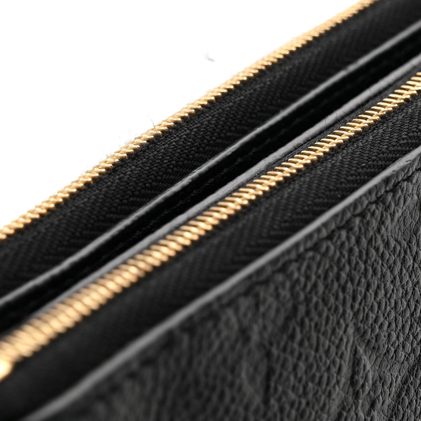Empreinte Double Zip Pochette Black