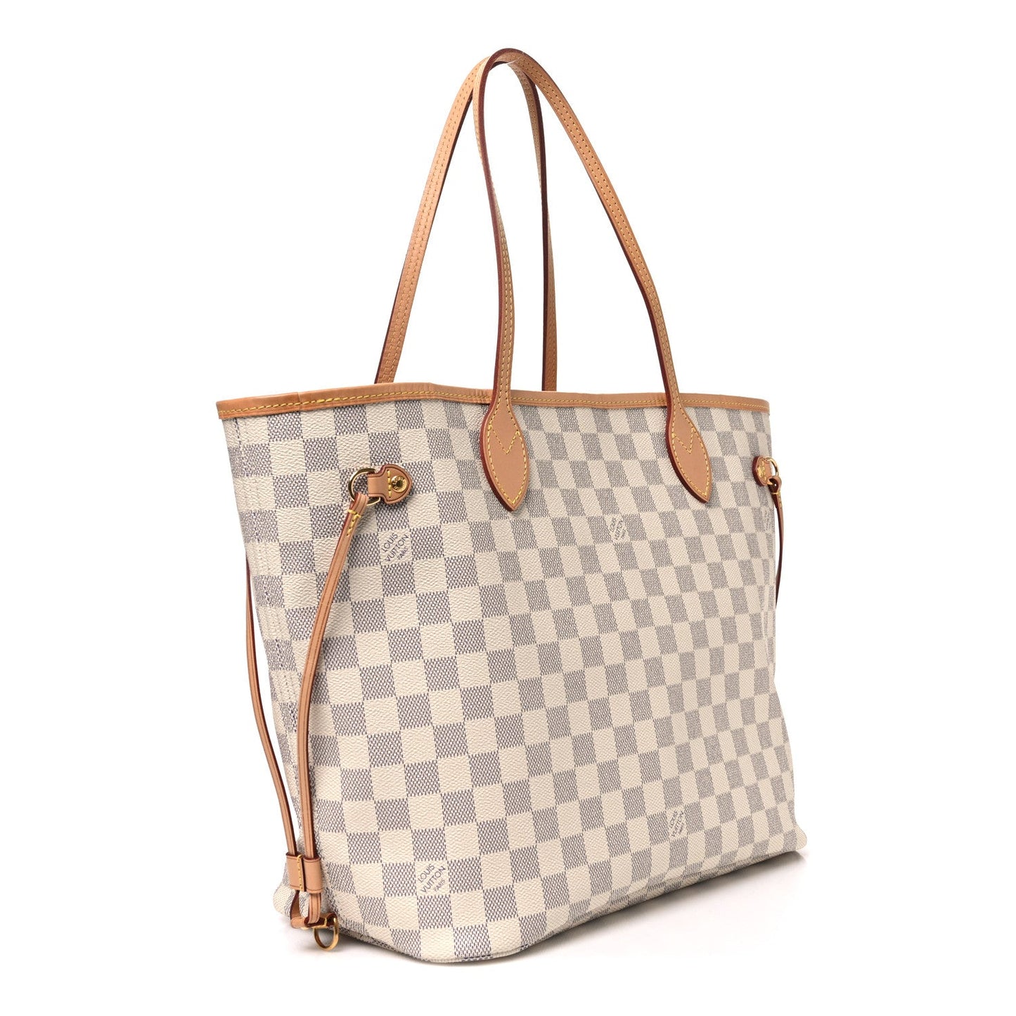Damier Azur Neo Neverfull MM Rose Ballerine