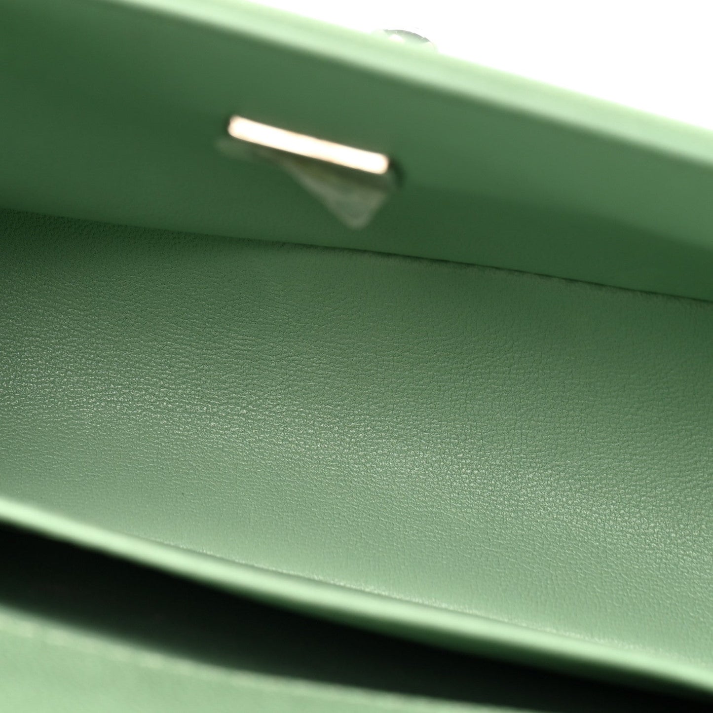 Caviar Quilted Small Boy Flap Green