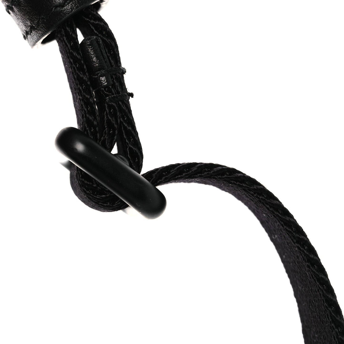 Rubber Effect Monogram GG Crossbody Bag Black