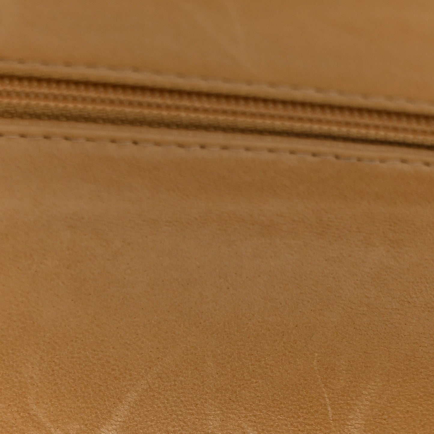 Lambskin Quilted Medium Double Flap Beige