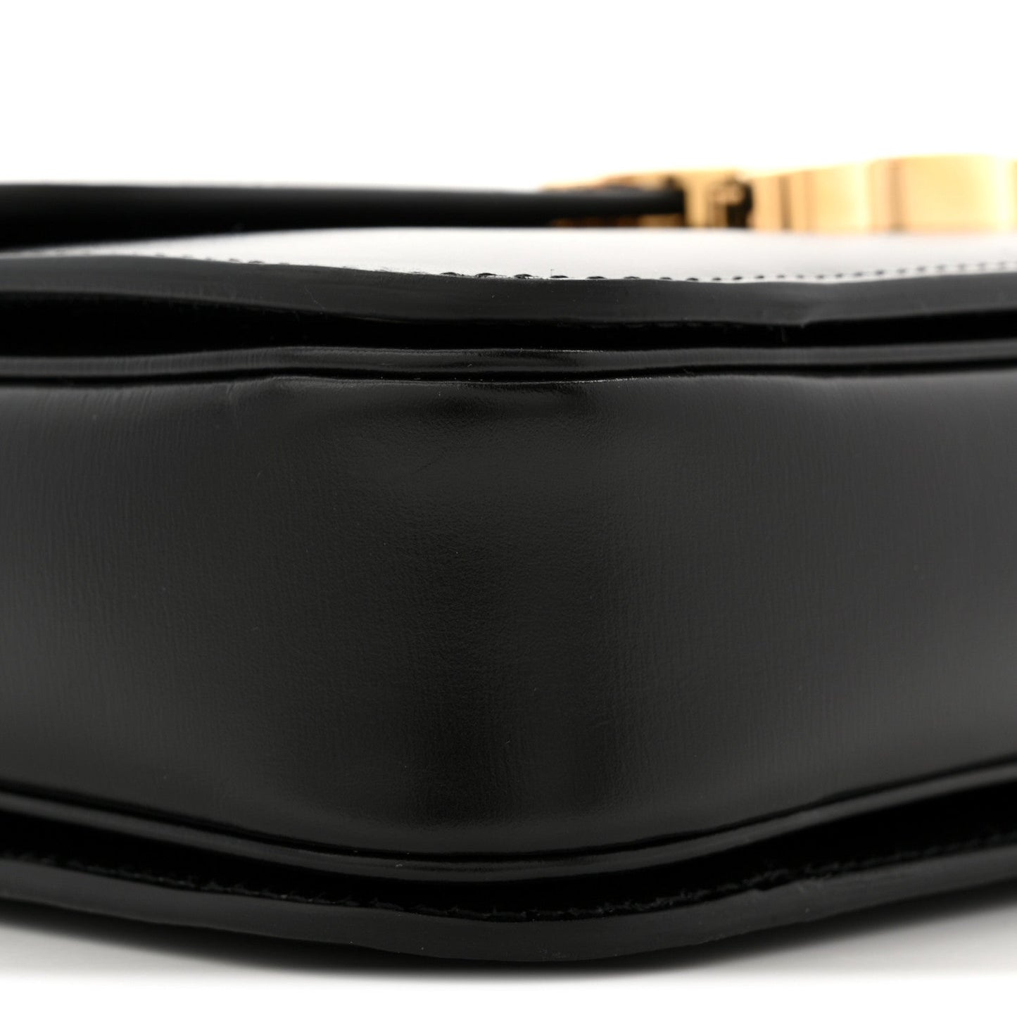Shiny Calfskin Medium Triomphe Black