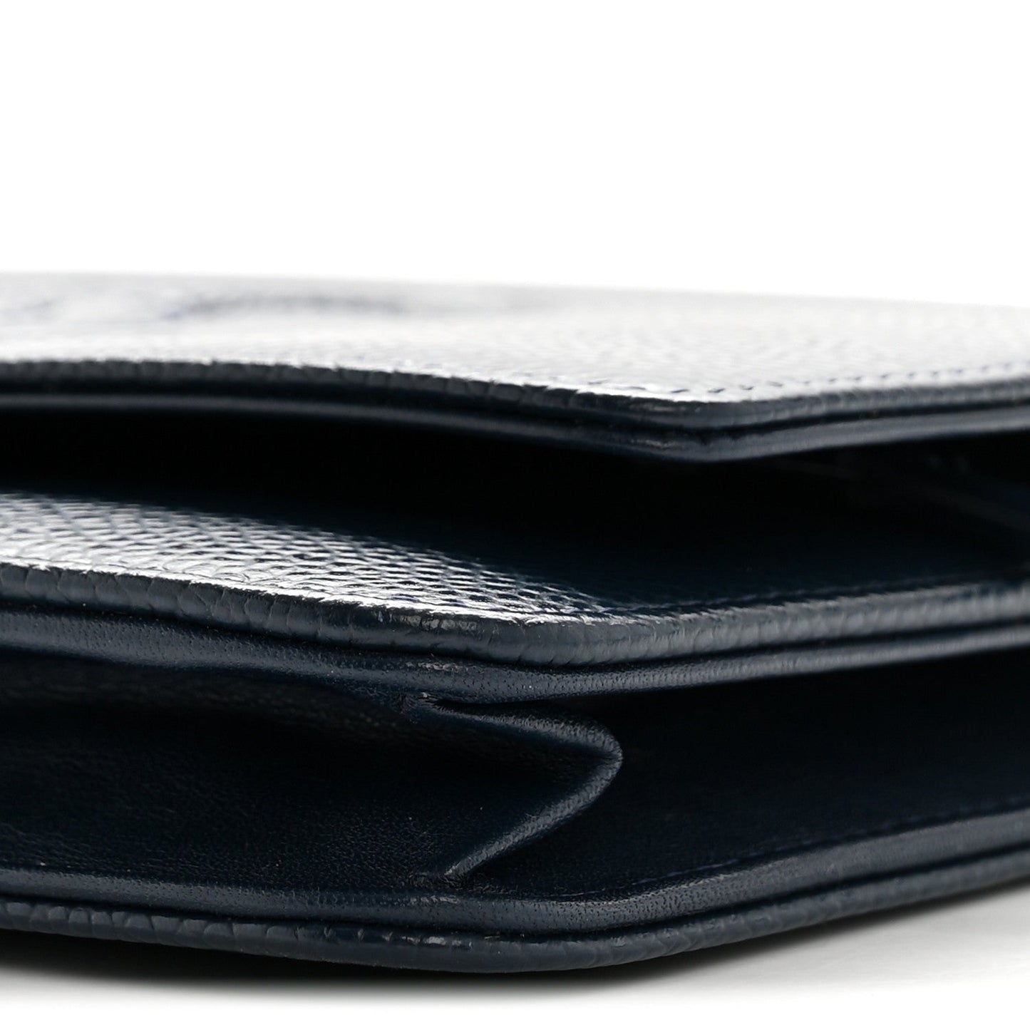 Caviar Timeless CC Wallet on Chain WOC Navy Blue