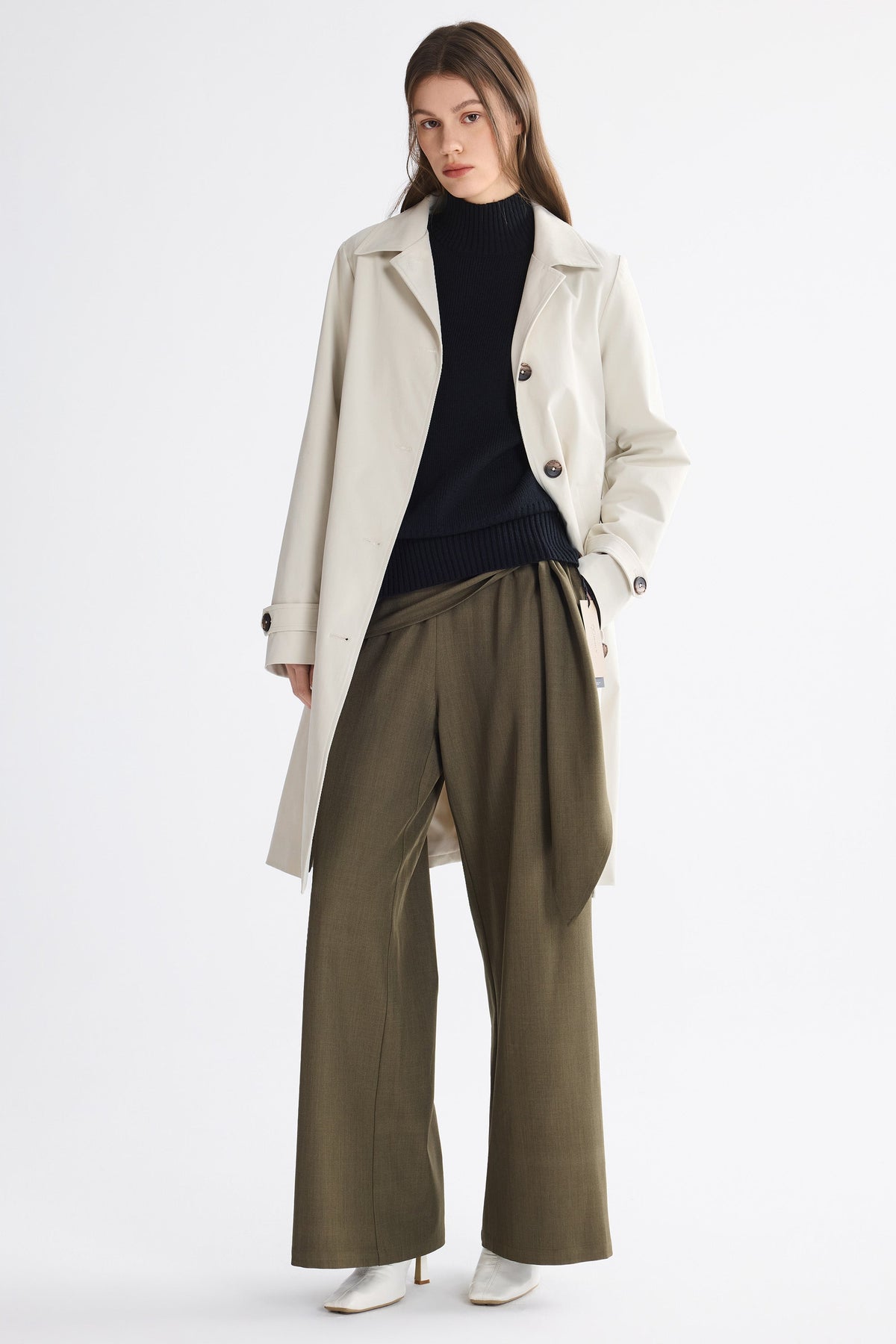 Single-Breasted Trench Coat