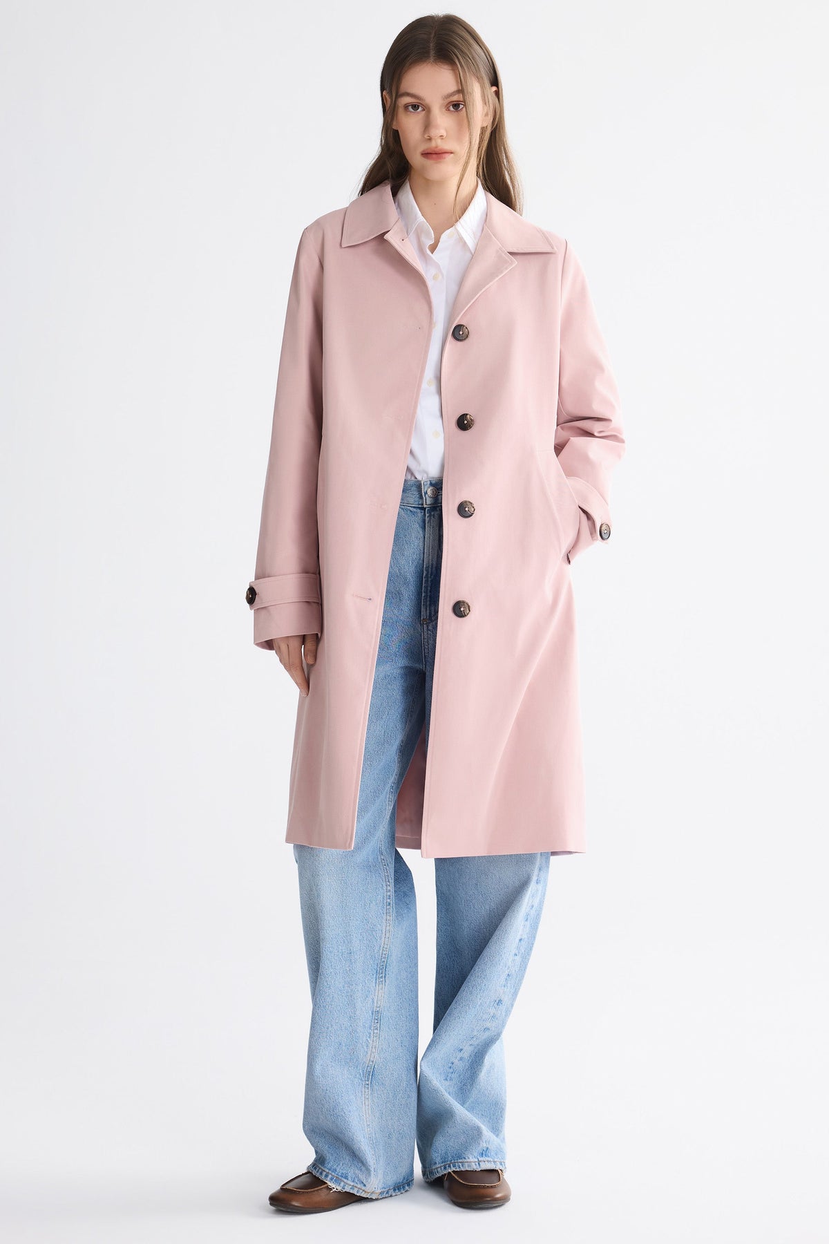 Single-Breasted Trench Coat