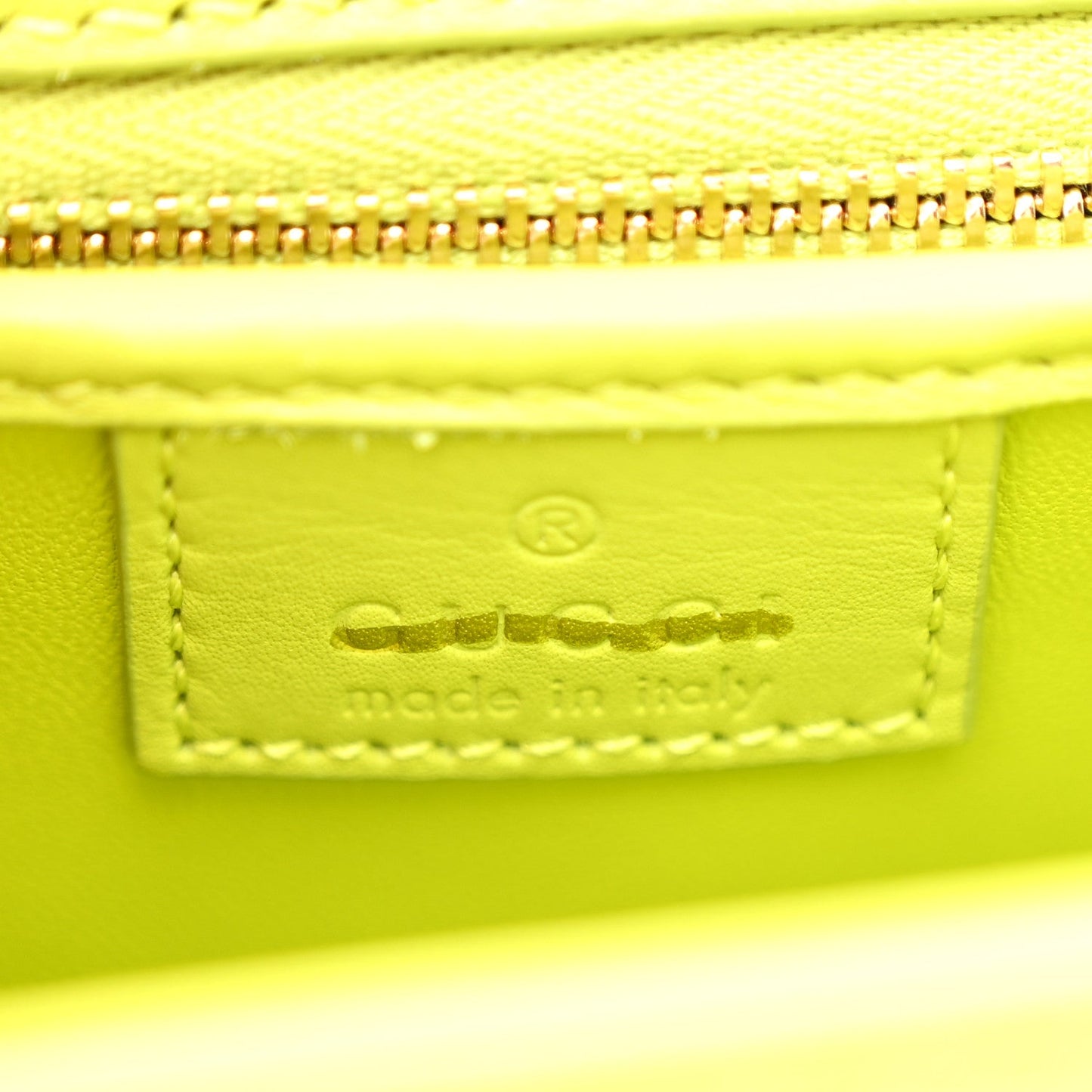 Calfskin Medium Bamboo Diva  Green