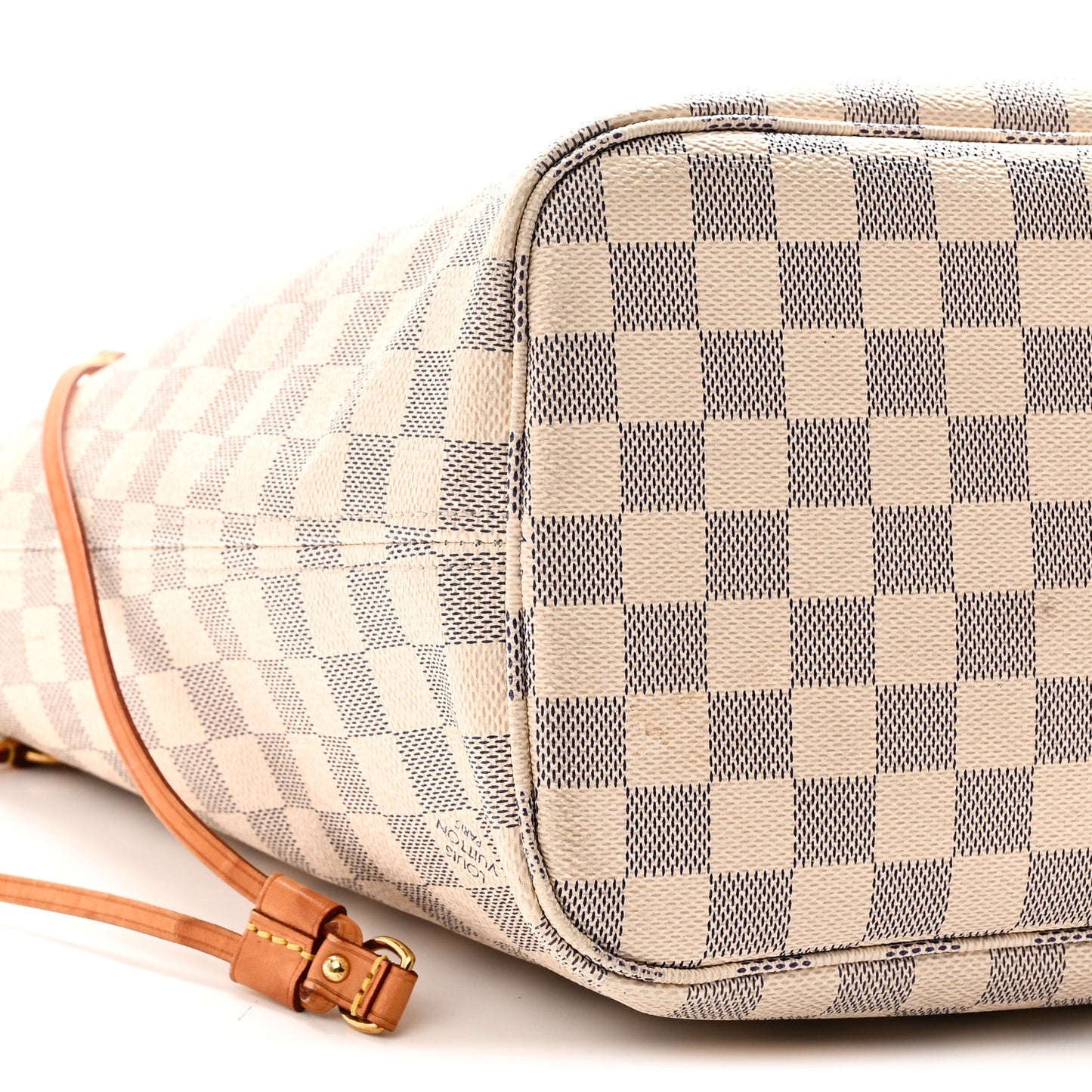 Damier Azur Neo Neverfull MM Rose Ballerine